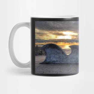 Revere Beach Reservation Wave Sculpture Revere MA Mug